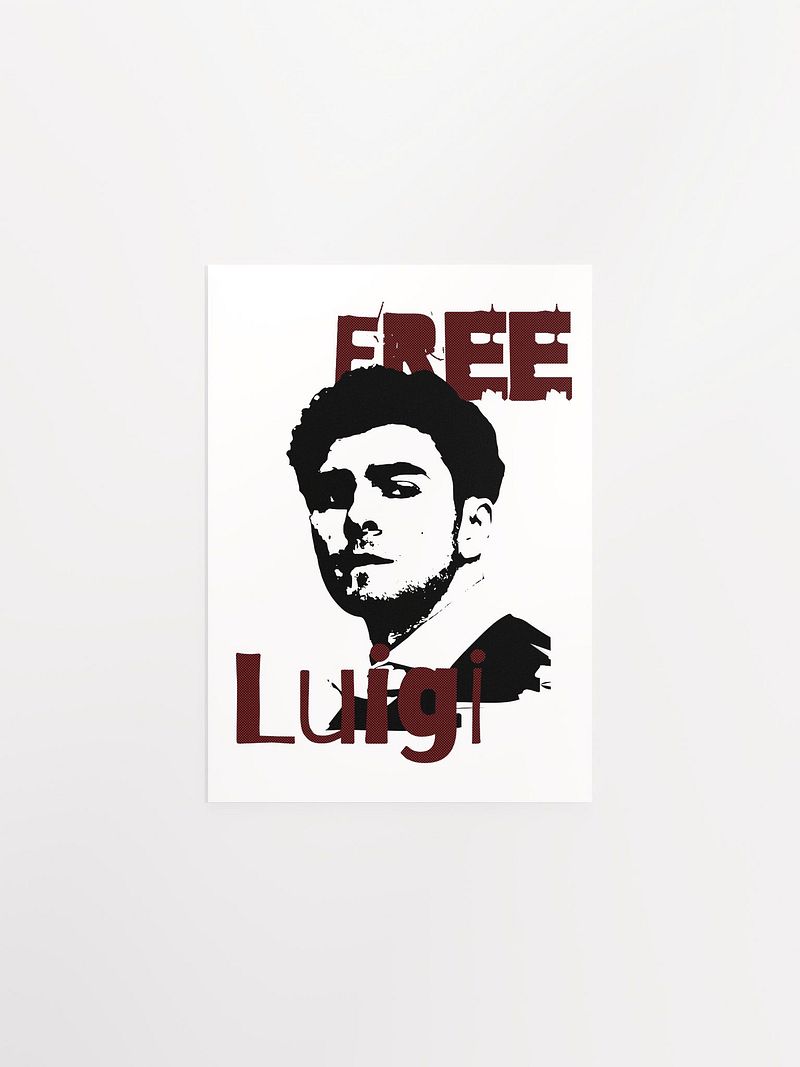 Free Luigi Mangione Poster