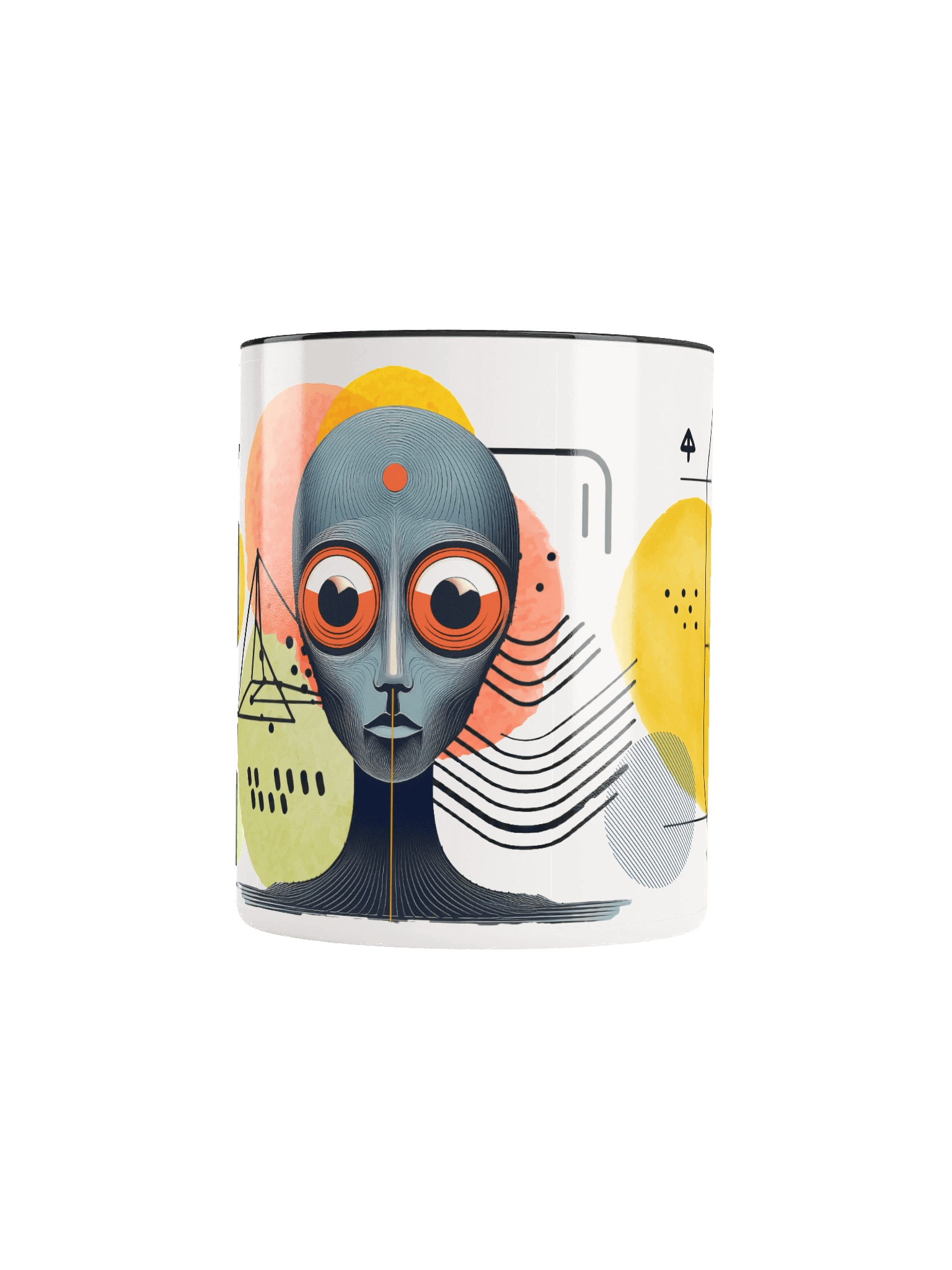 Abstract Art Coffee Mug: STARE INTO YOUR SOUL product image (7)