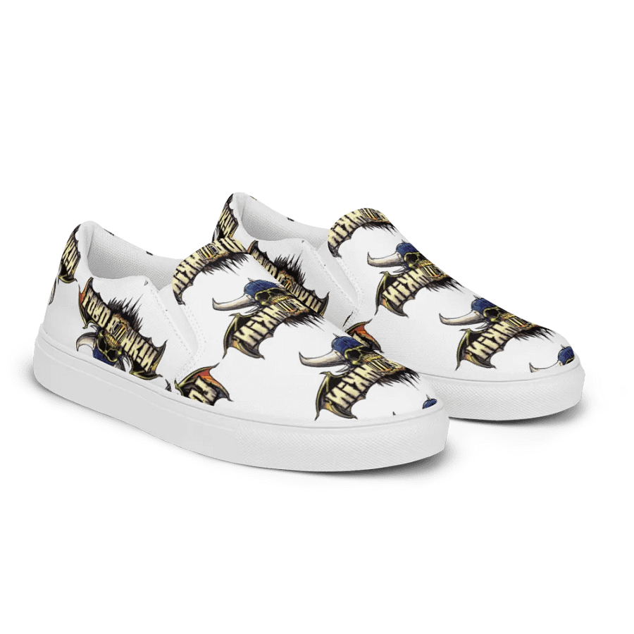 Halloween logo sweathercanvas slip-ons men product image (10)