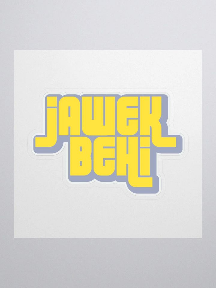20Camels Tunisia Series Jawek Behi Sticker - Yellow product image (1)