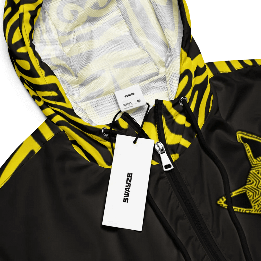 Gossip Cat Pattern Crop Hoodie Windbreaker product image (7)