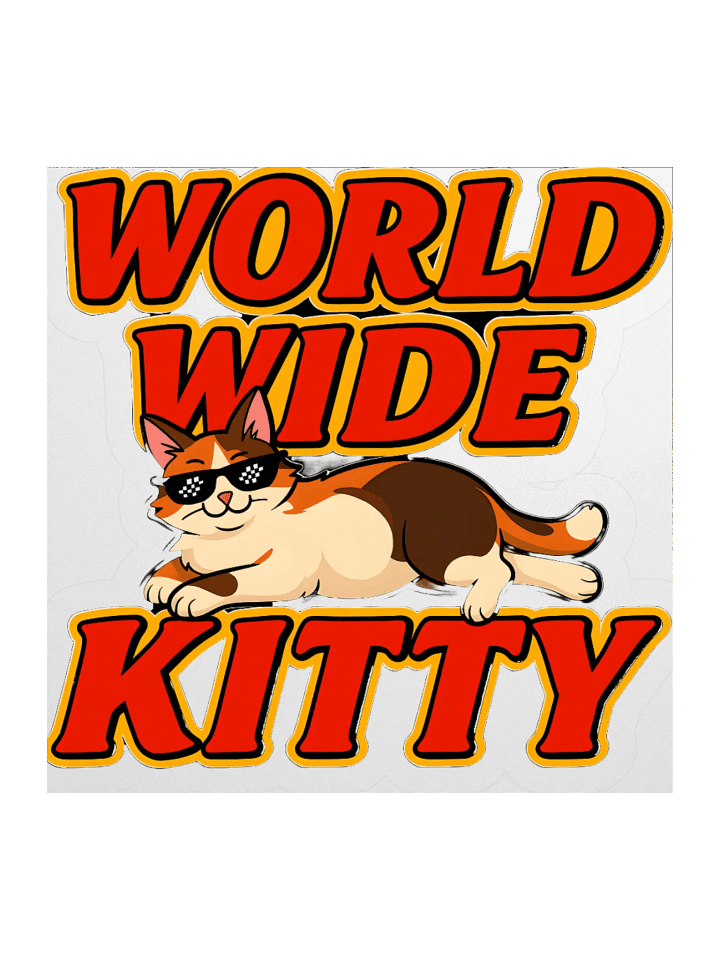 World Wide Kitty Sticker Set product image (2)