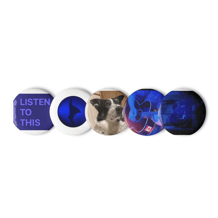 LISTEN TO THIS - Pin Button Set product image (3)