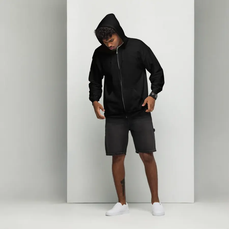 Mothman Lurk Life Zip Hoodie product image (5)