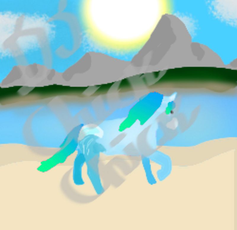 WHI Digital Drawing - Tidal Wave Friesian