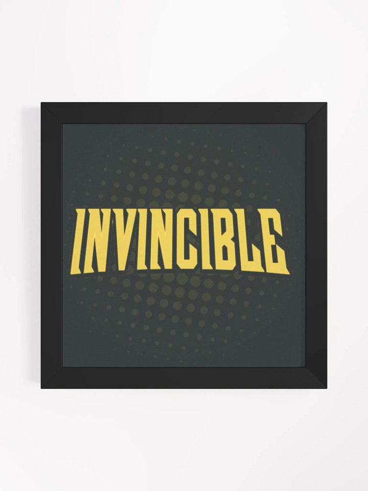 Black Invincible Poster product image (3)