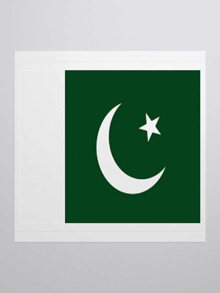 Exclusive Pakistan Flag Kiss-Cut Stickers - High-Quality Vinyl, Multiple Sizes product image (1)