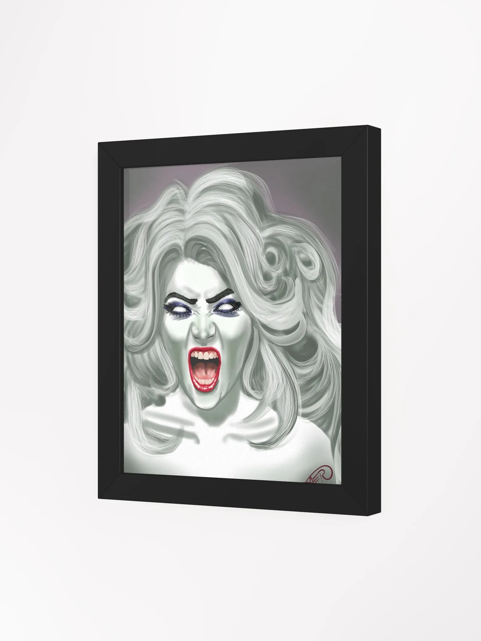 Lady Death Framed Print product image (3)