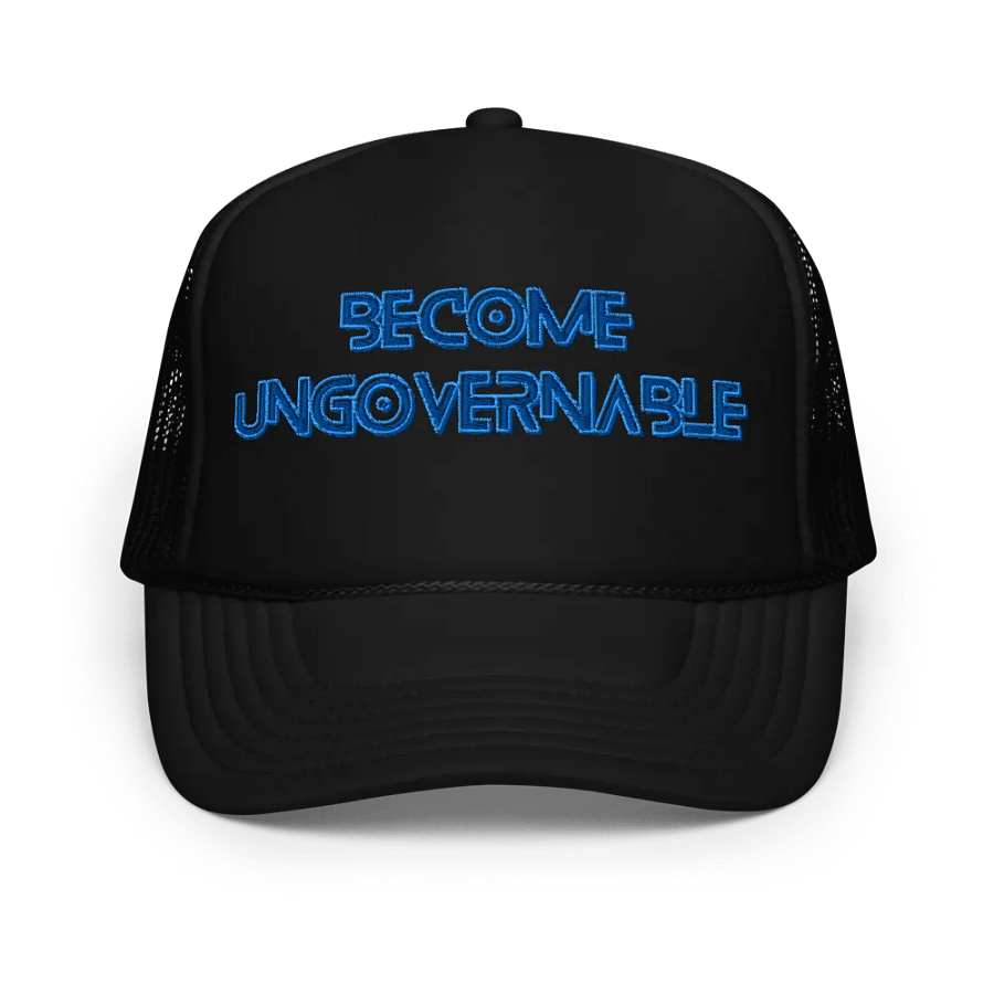 KC, Become Ungovernable (words only), Embroidered Trucker Hat product image (1)