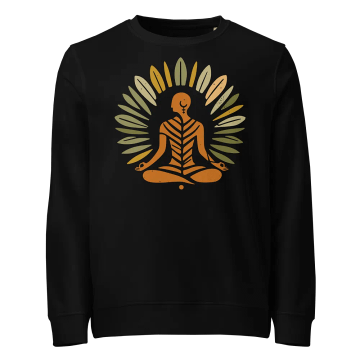 Zen Leaf - Meditative Aura Organic Sweatshirt product image (1)