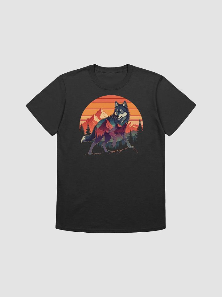 Wild Sunset Wolf T-Shirt product image (1)