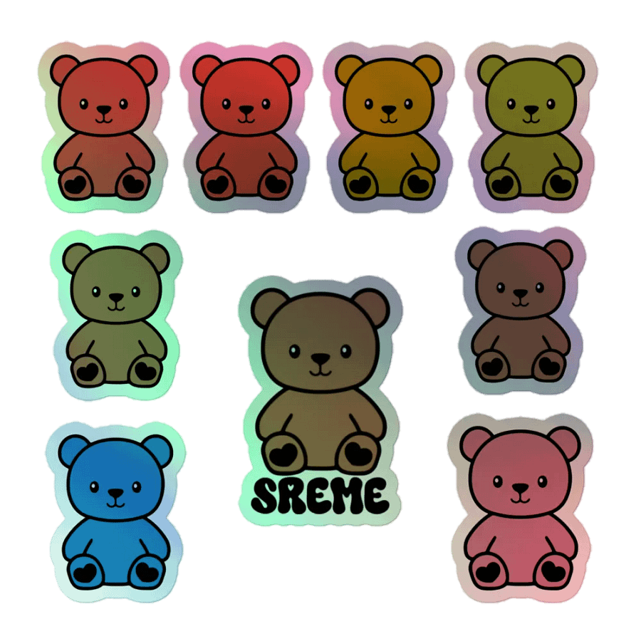 Bearry Holo Stickers product image (1)