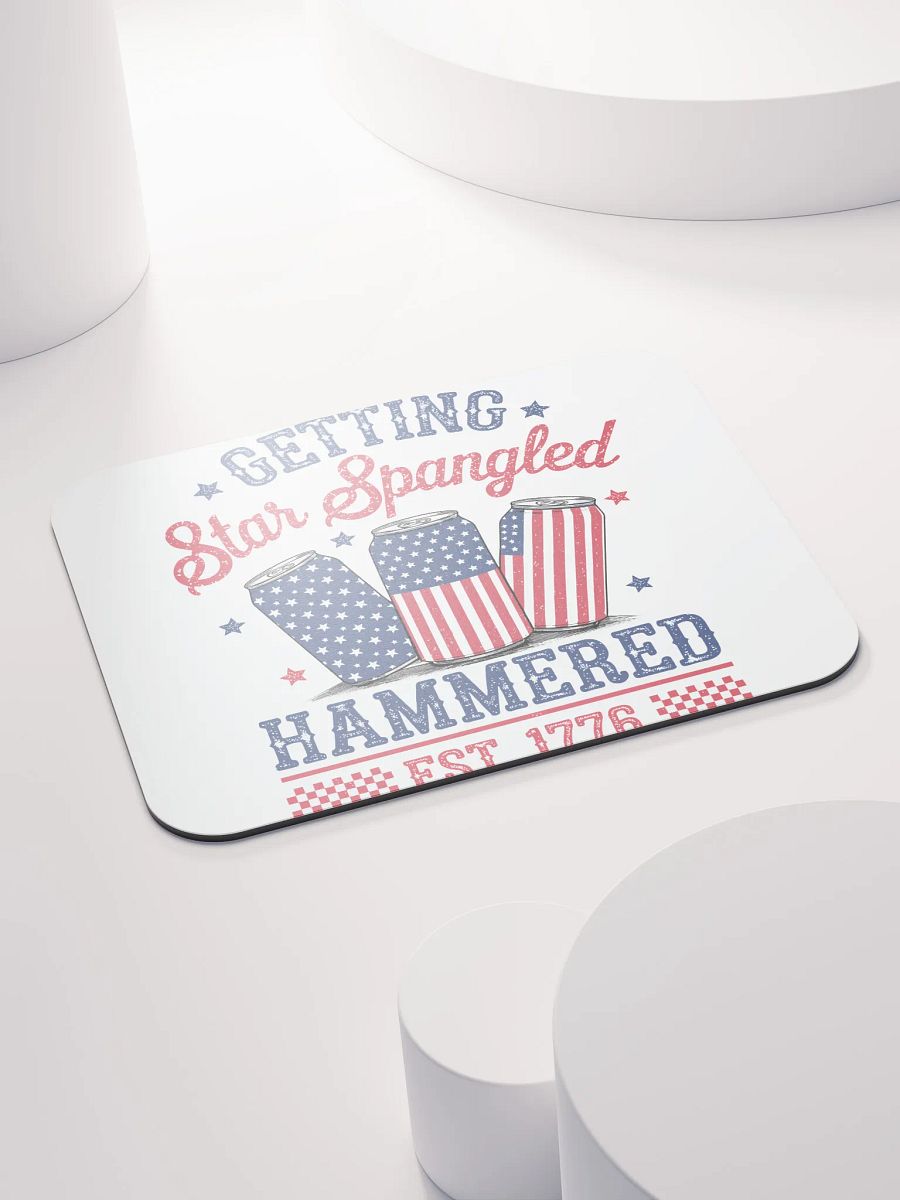Star Spangled Hammered Mouse Pad product image (4)