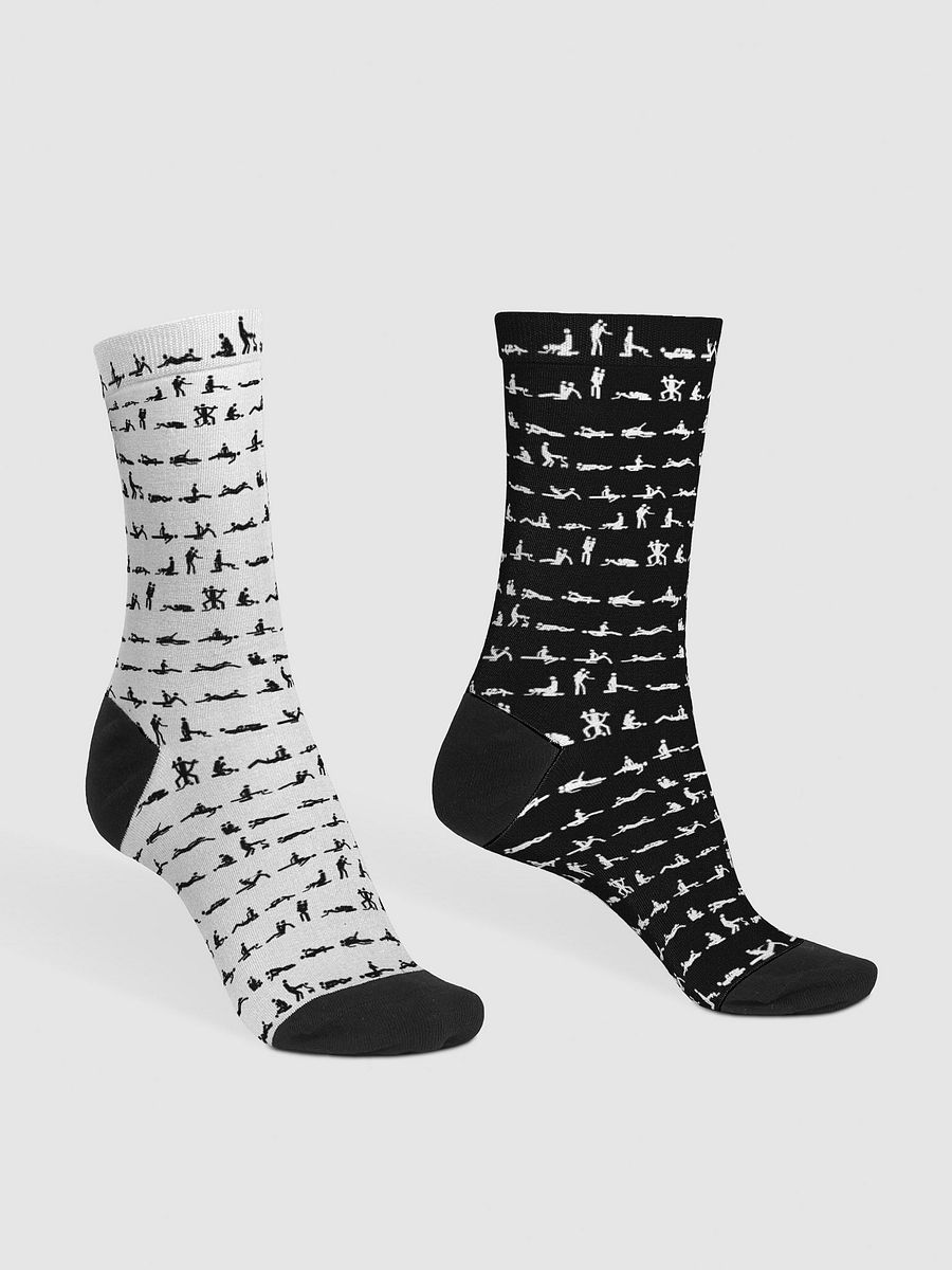 48 Ways to Sunshine B&W | Premium Sustainable Crew Socks product image (4)