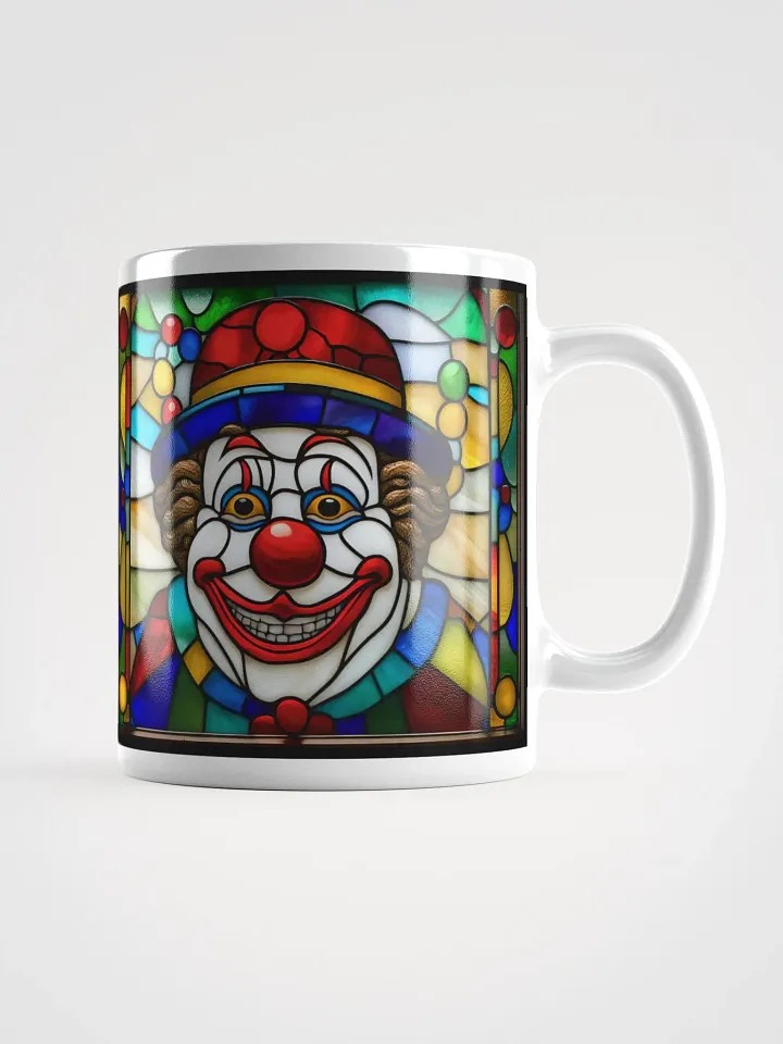#004 Fuzzy McCoy Clown Stained Glass Mug product image (2)