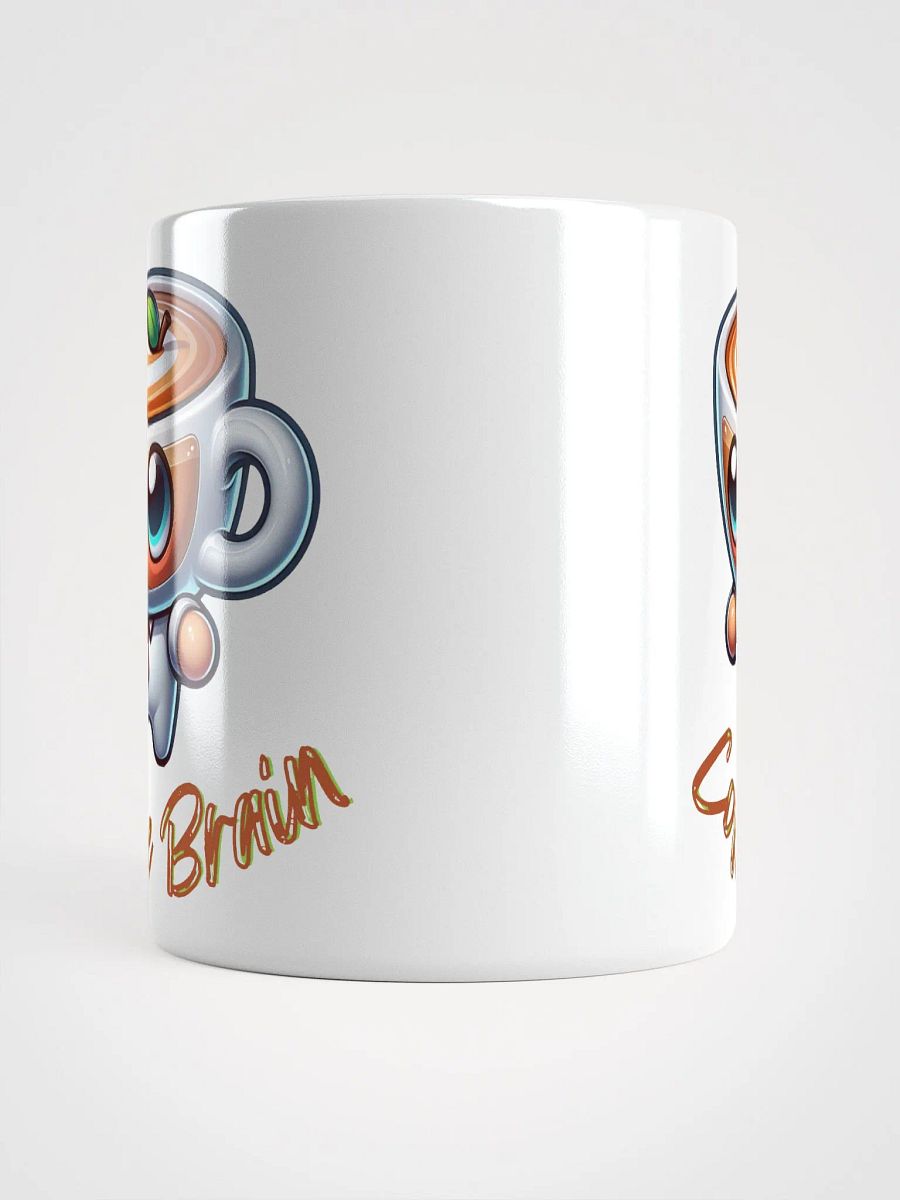 Cute Coffee Brain Cartoon Design Ceramic Mug - Adorable Coffee Lover's Art product image (13)