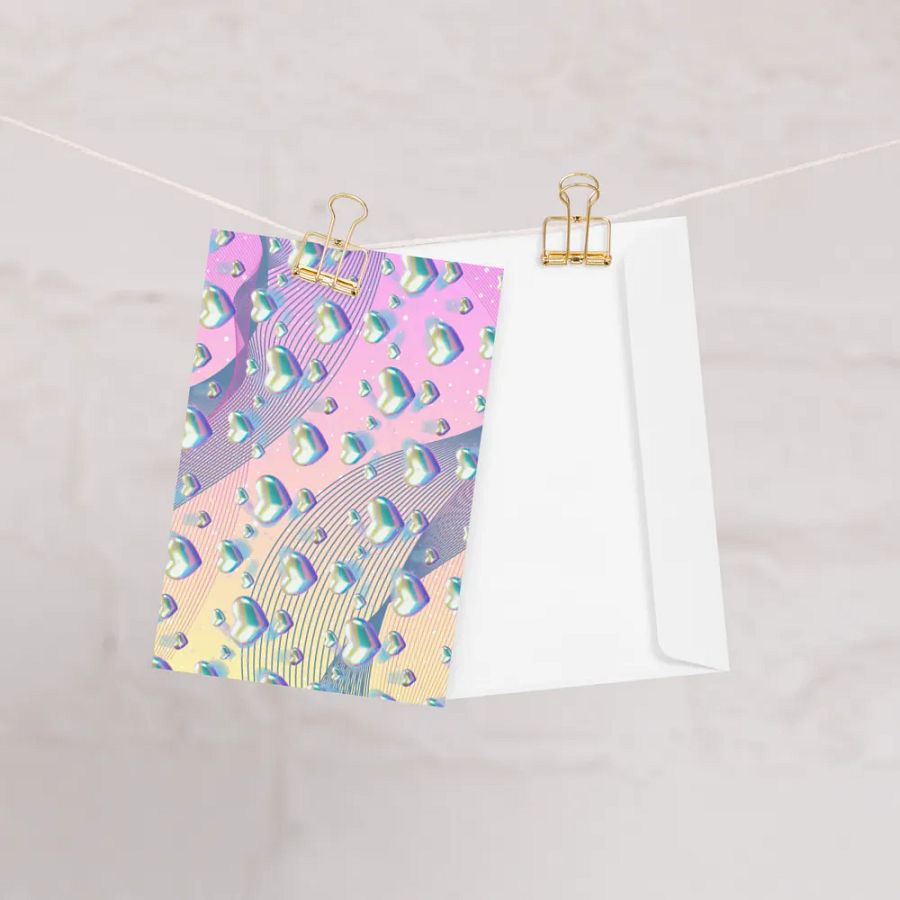 Shimmering Heartbeats Greeting Card product image (12)