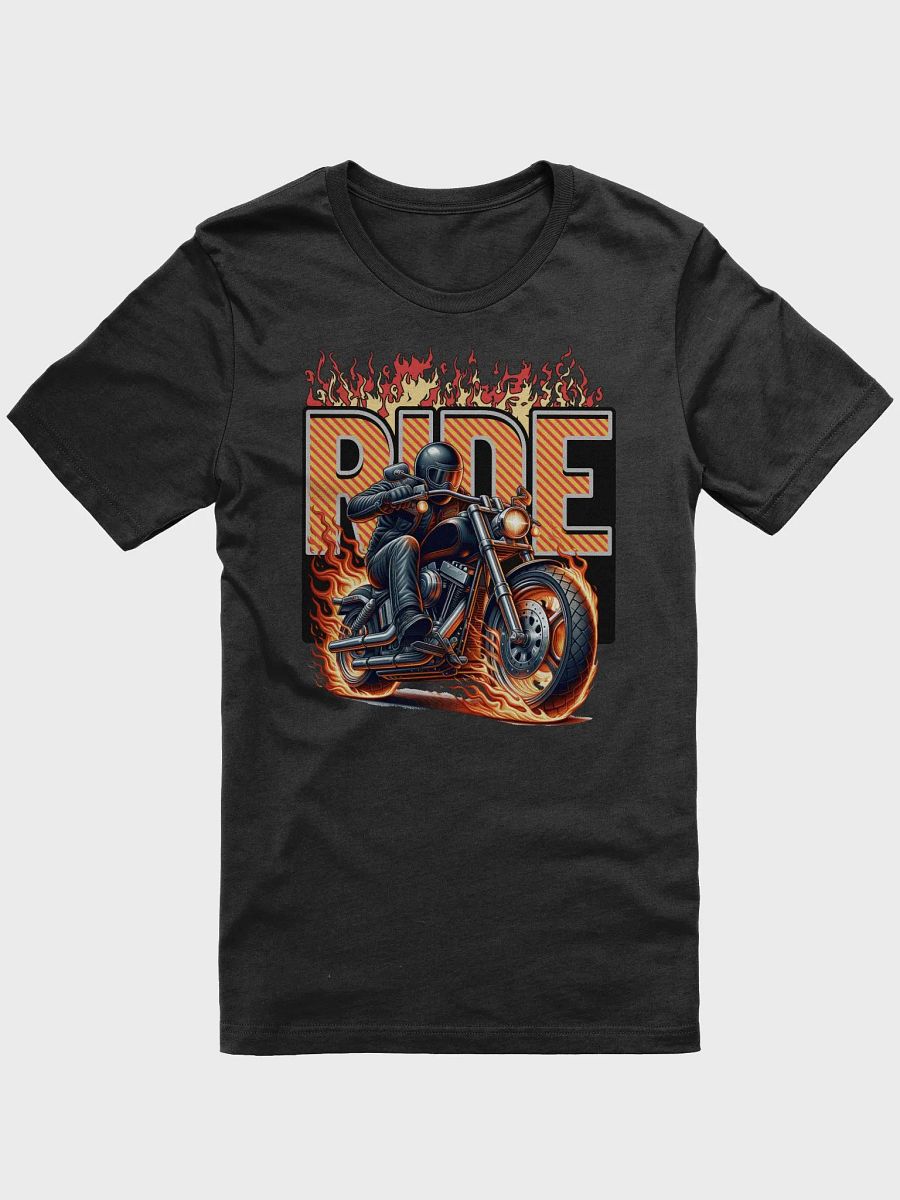 Ride Motorcycle Flaming T-Shirt product image (7)