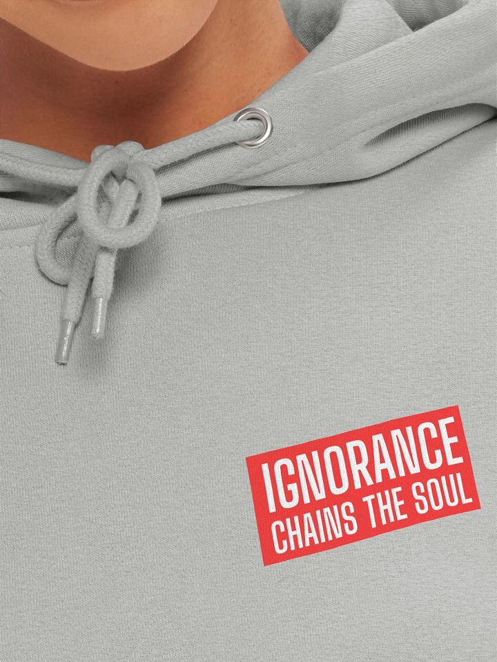 Eclectic Mix Graphic Hoodie | Ignorance chains the soul product image (1)