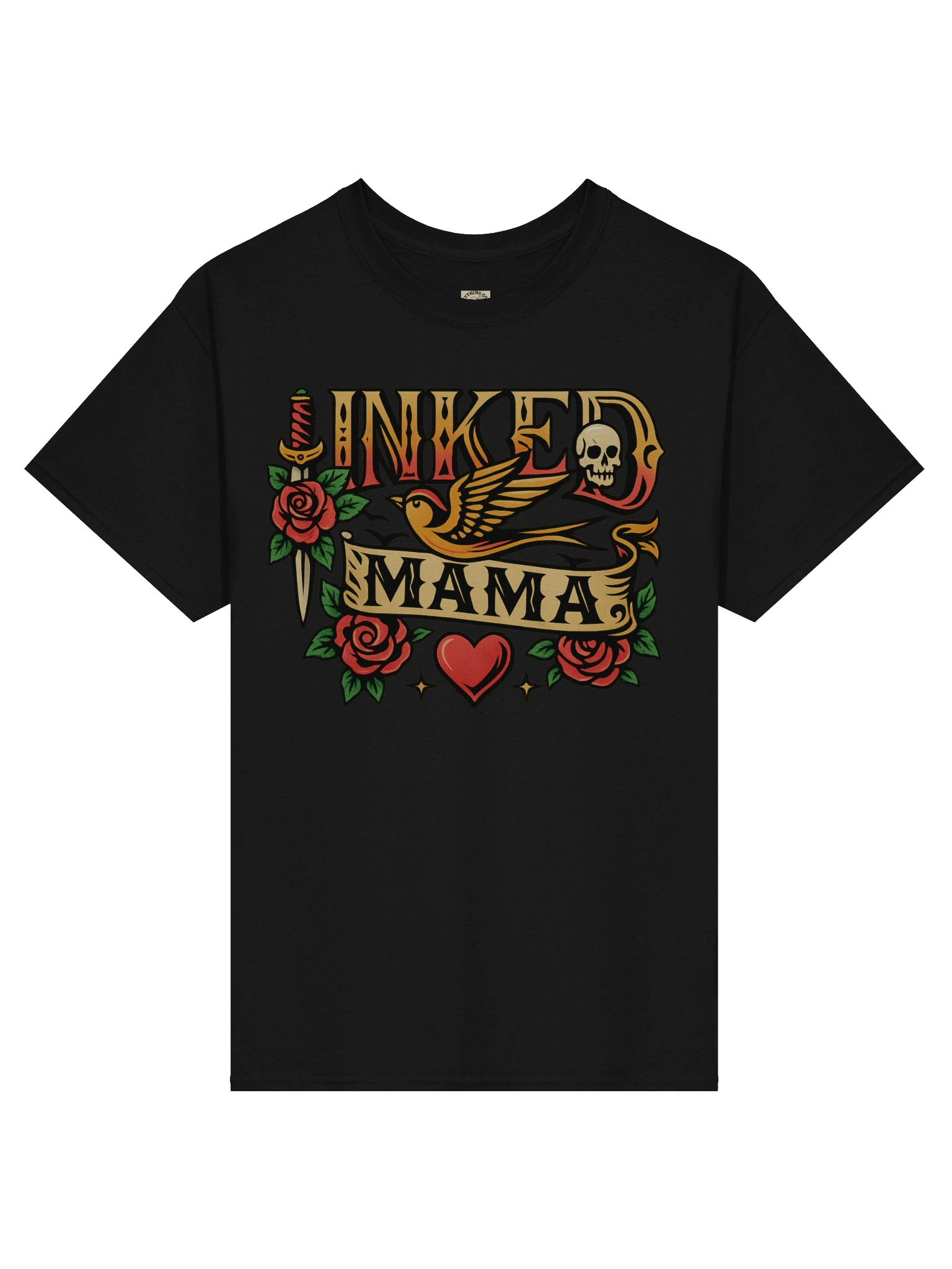 INKED MAMA Graphic Tee — For the Tattooed, Tough, & Totally Devoted Moms product image (2)