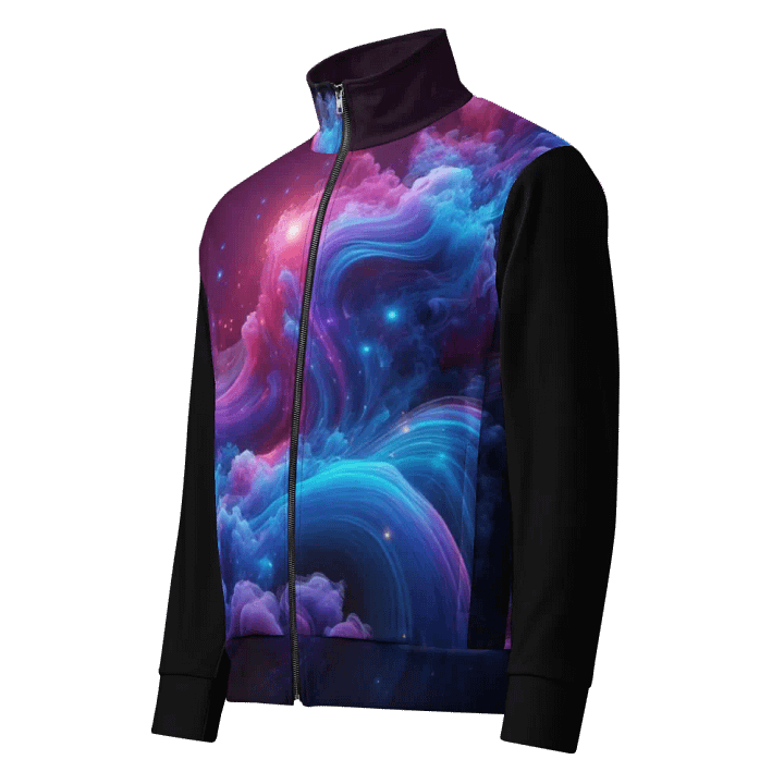 Cosmic Nebula Unisex Track Jacket | faith brings meaning product image (1)