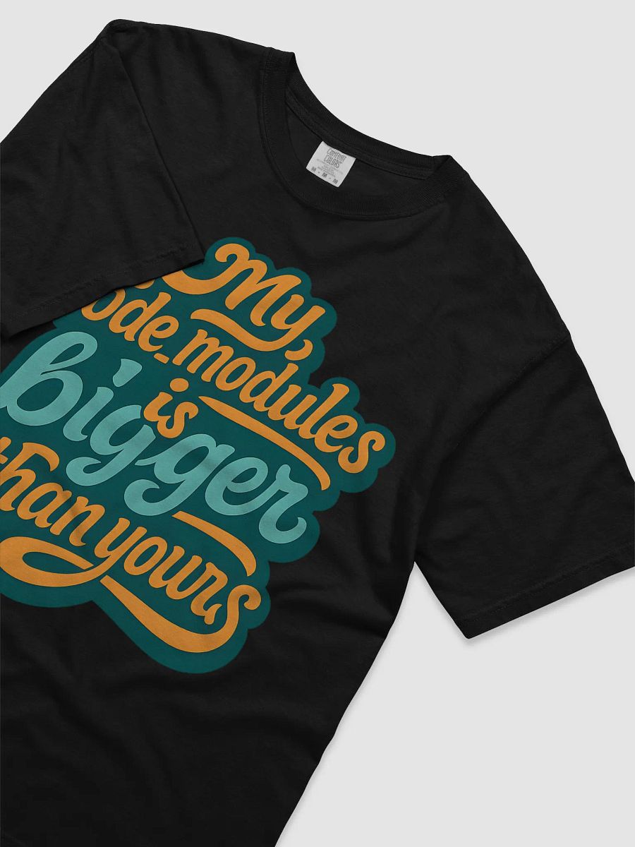 my node_modules is bigger than yours t-shirt product image (2)