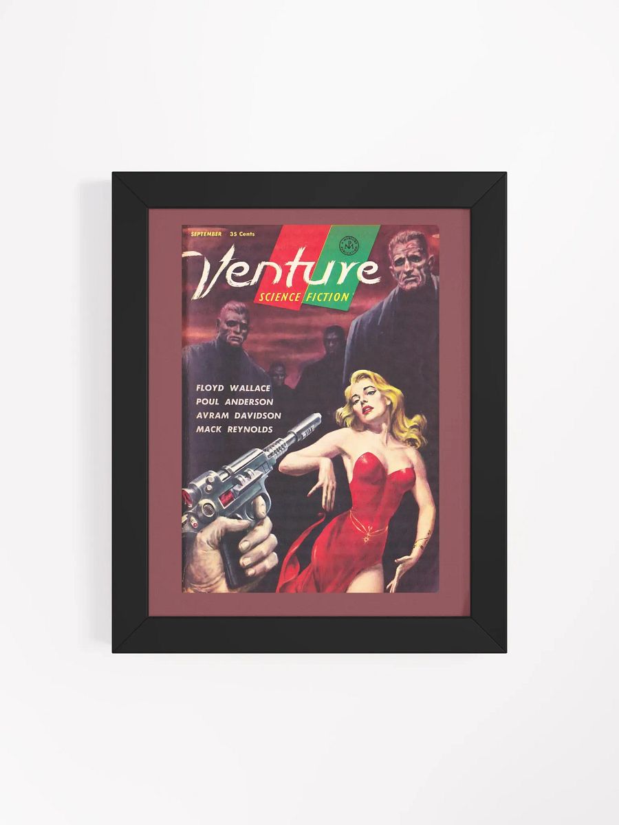 Venture Sci-fi Magazine art Framed Poster product image (23)