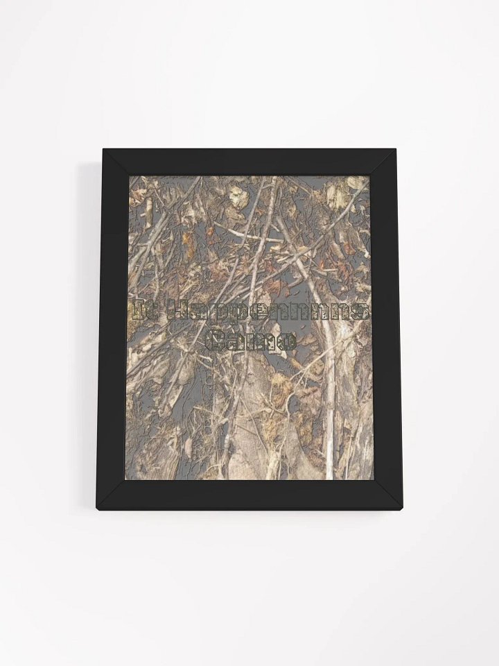 Framed - High-Quality Matte Poster - Dead Split - It Happennnns Camo product image (1)