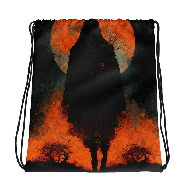 Moonlit Cloak All-Over Drawstring Bag product image (1)