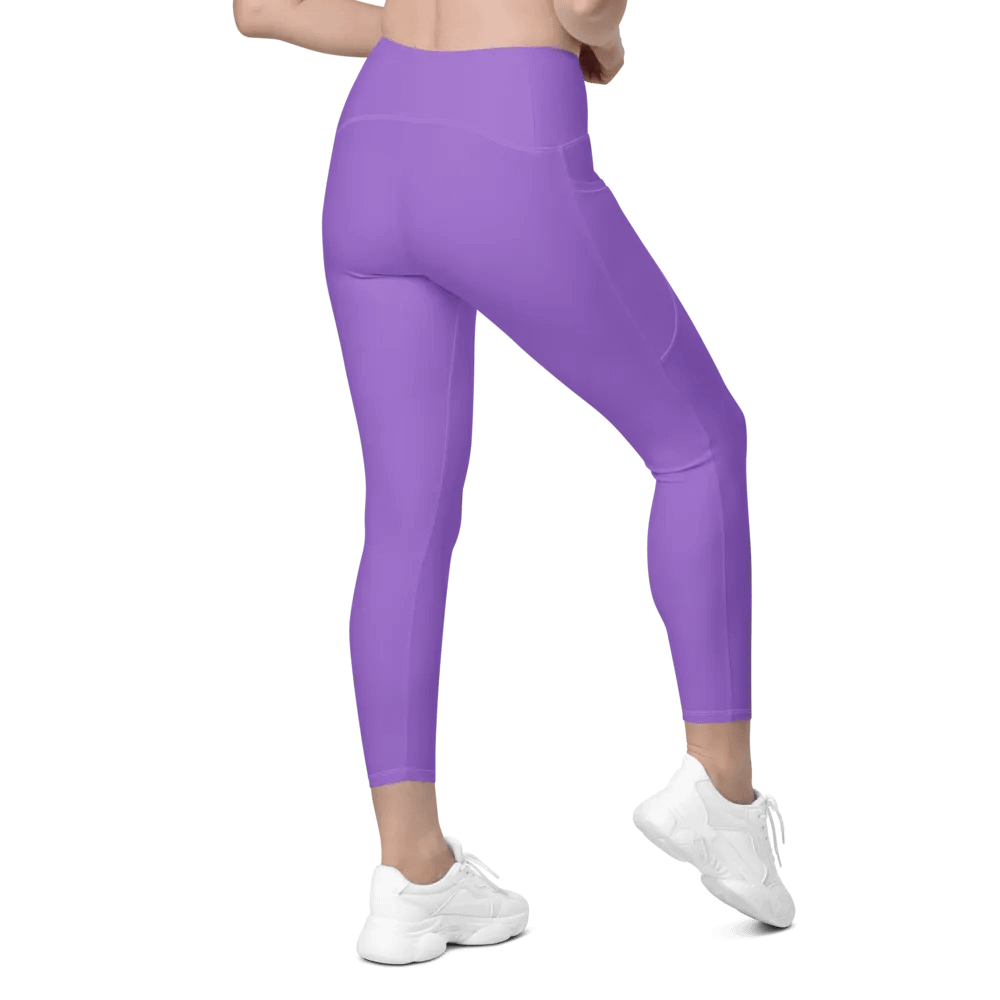 Plain Color Amethyst Leggings with Pockets product image (11)
