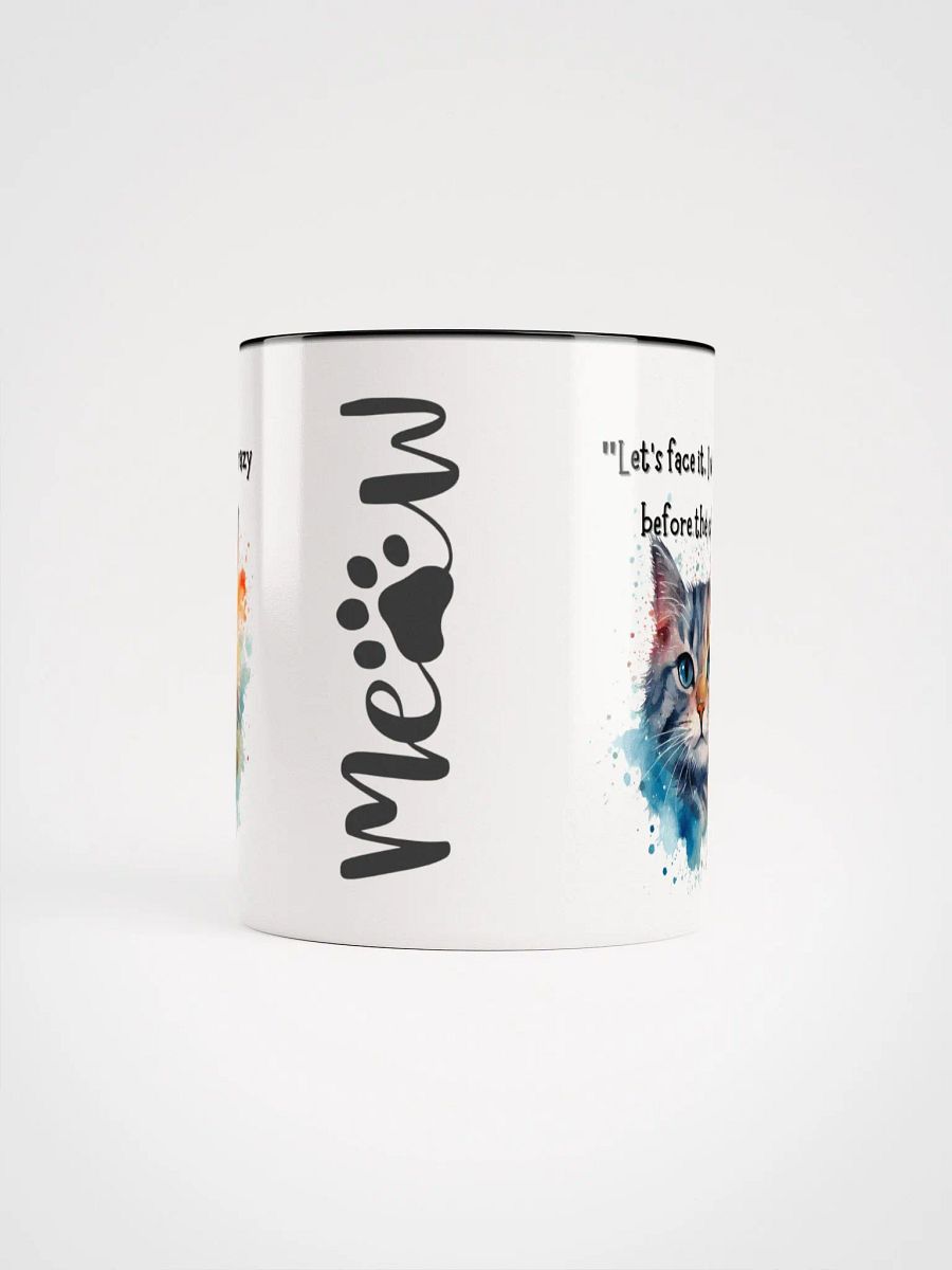 Meow Crazy Before Cats Ceramic Mug product image (18)