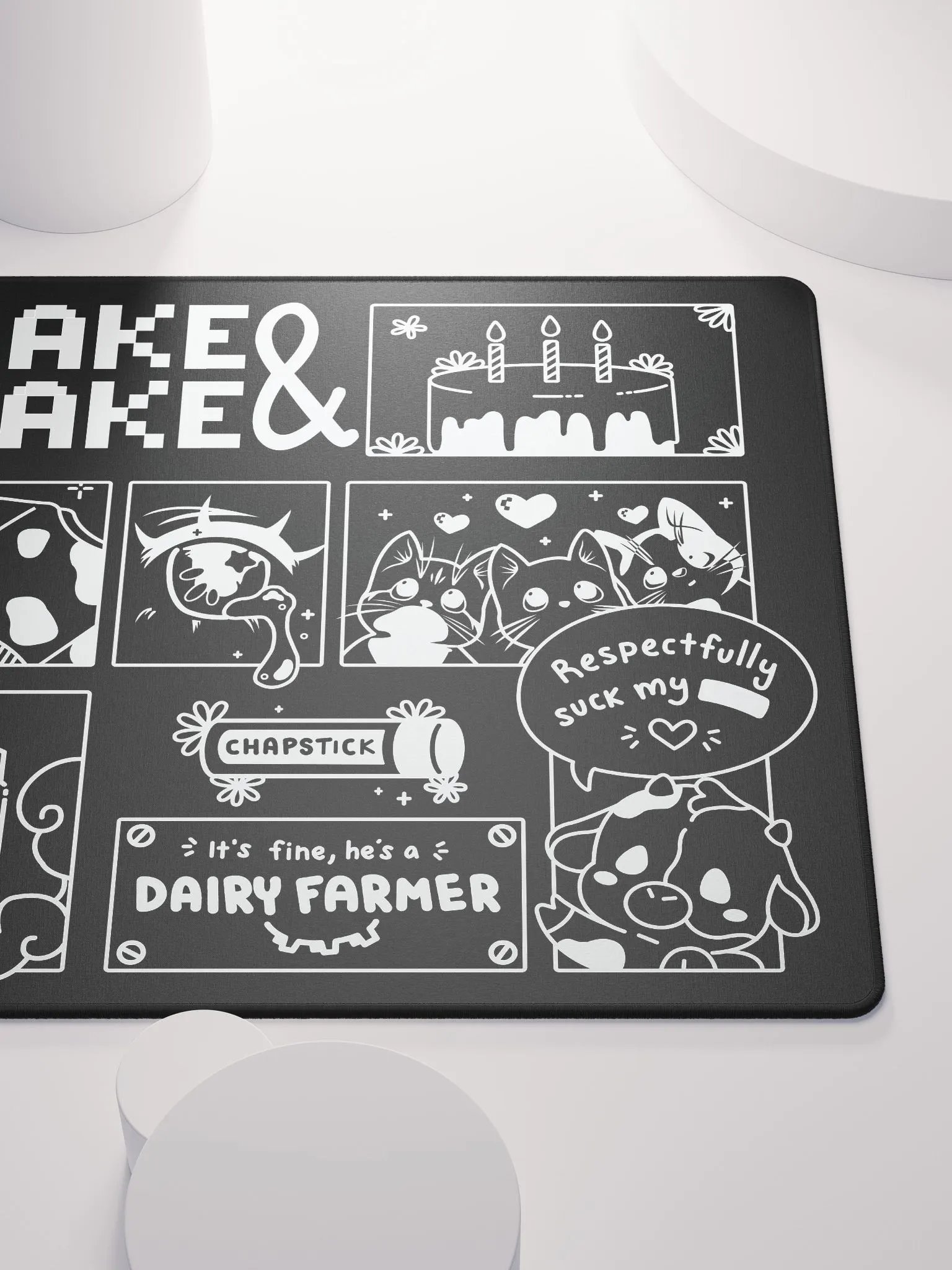 Gosh darn it! A black mouse pad! I must have it! product image (9)