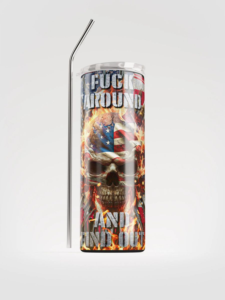 Patriotic Fury Stainless Steel Tumbler product image (1)
