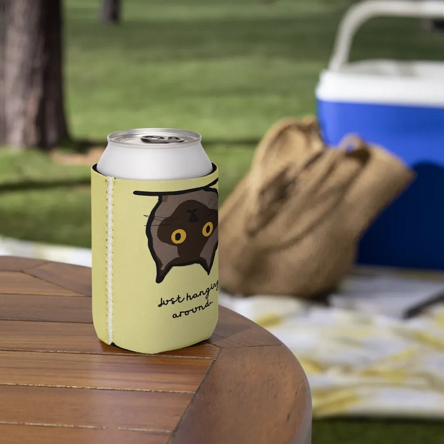Just Hangin' Around Can Cooler Sleeve - Perfect for parties! product image (6)