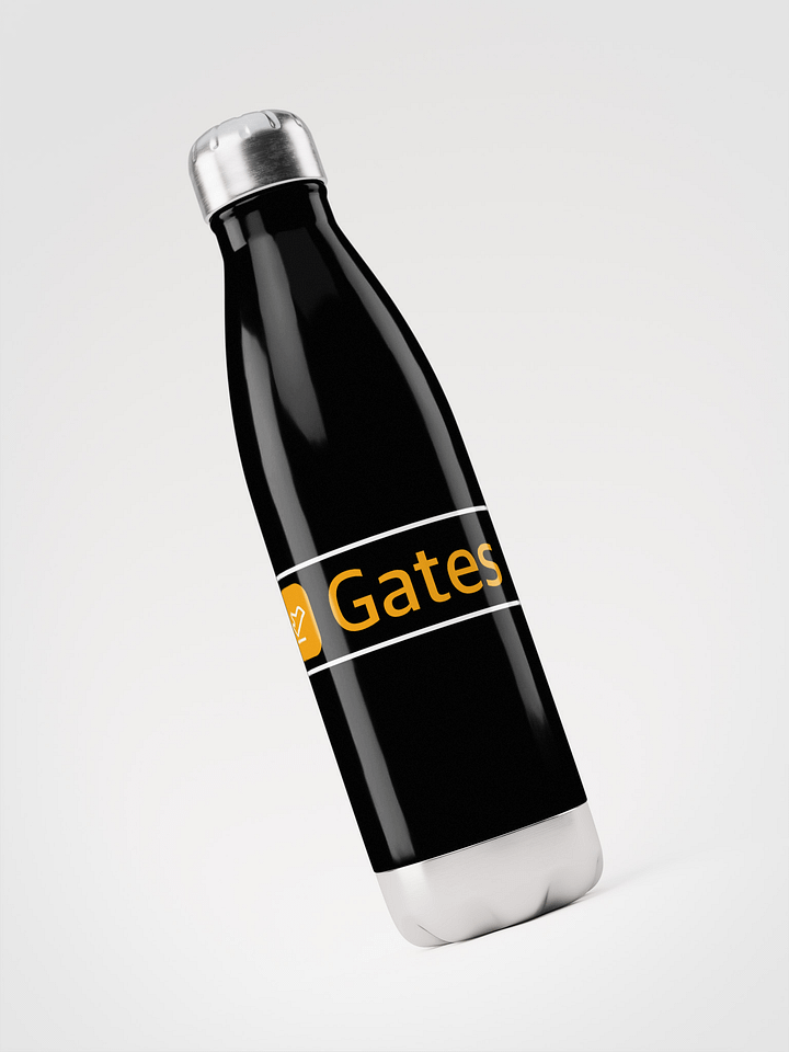 GATES SIGN | Stainless Steel Water Bottle For Boarding Pass Hoarders product image (1)