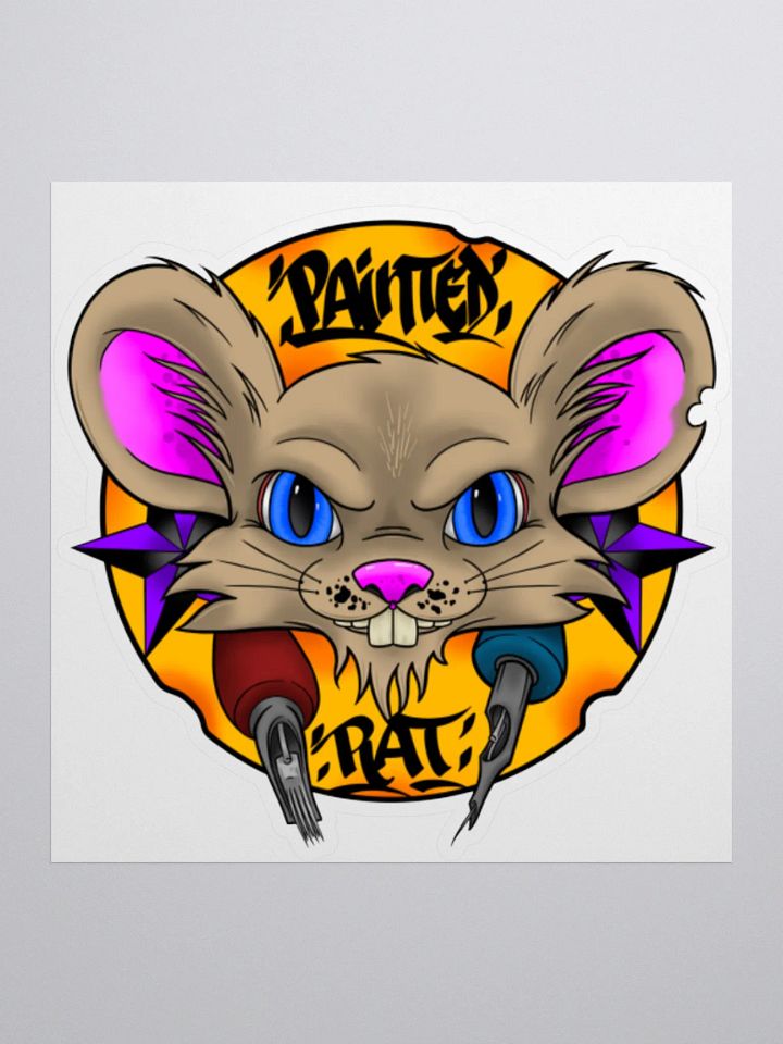 Painted Rat Ta2 Sticker product image (1)