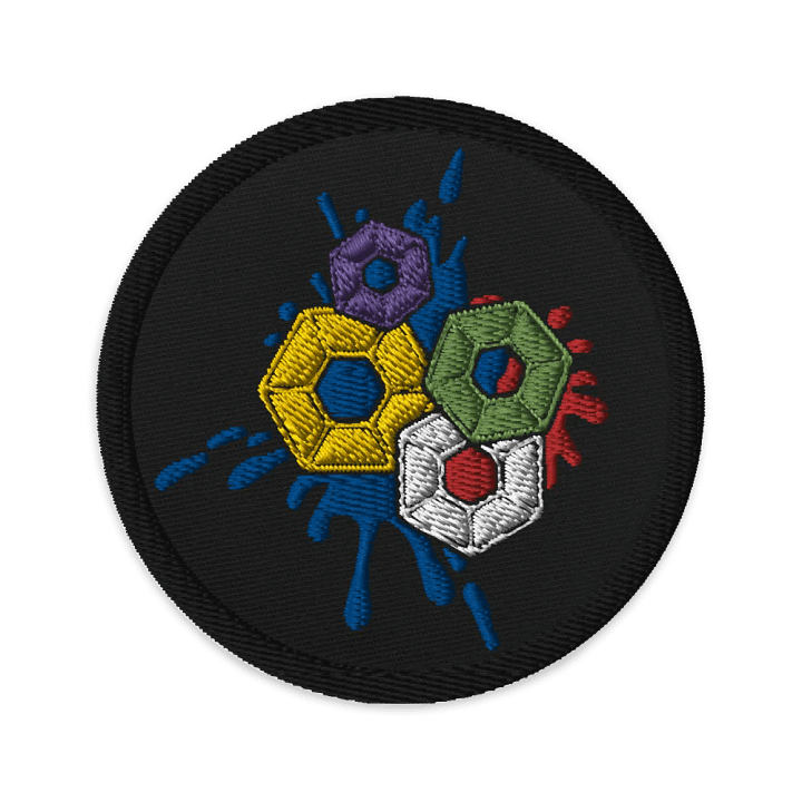Pixel Splash Embroidered Patch product image (1)