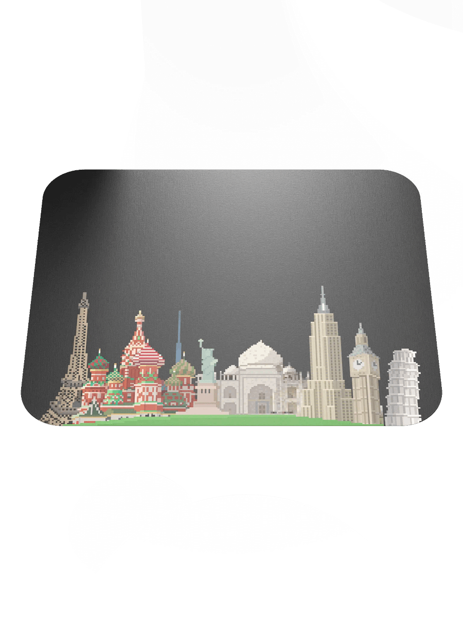 Pixelated Wonders Mouse Pad (dark) product image (3)