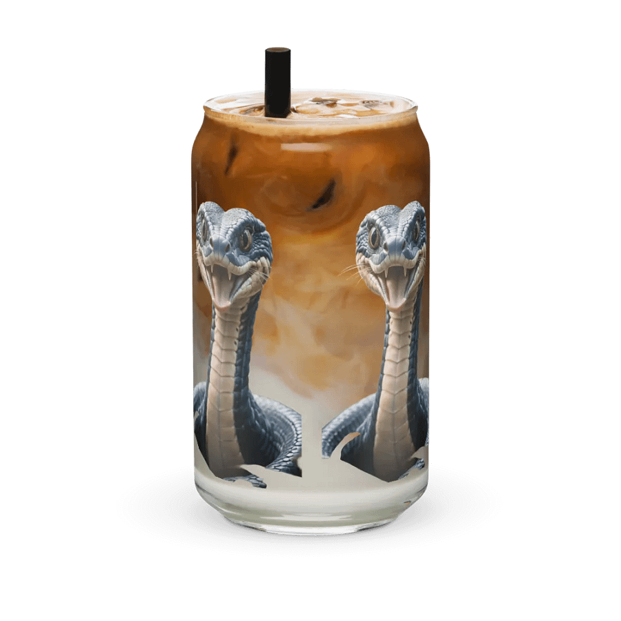 Smiling Snake Can-Shaped Glass Set product image (41)