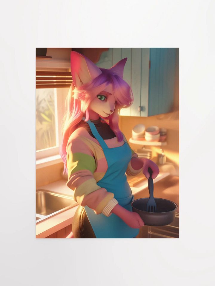Fantasy Fox Chef Poster product image (2)