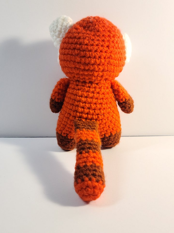 Handmade Amigurumi Red Panda Stuffed Animal product image (2)