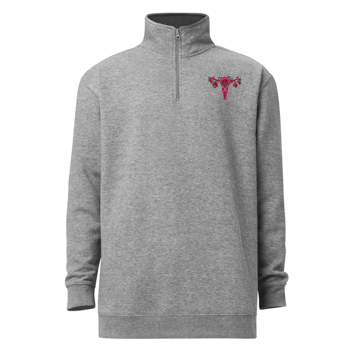 all hail the uterus (zip up, colorful stitching) product image (1)