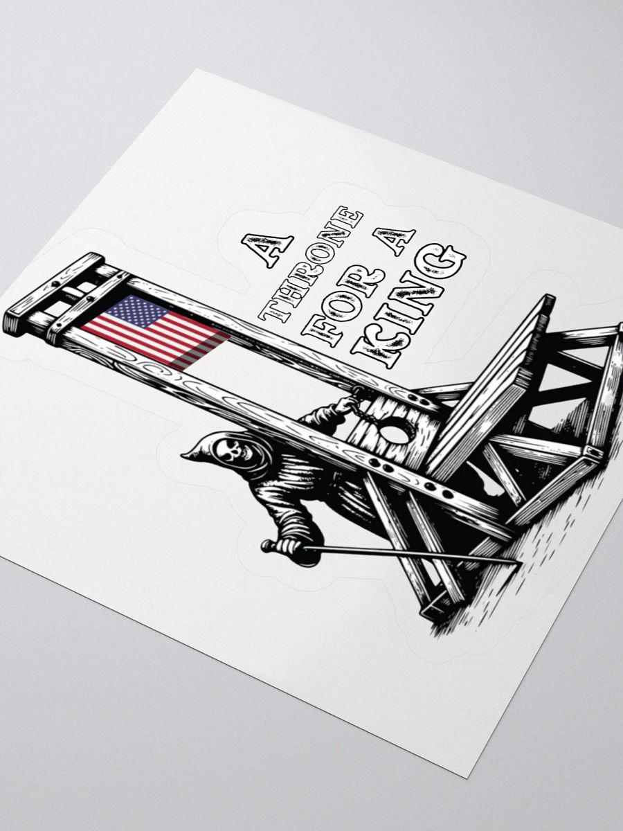 LIMITED - JUNE 2025 - FLAG DAY - NO KINGS STICKER product image (9)