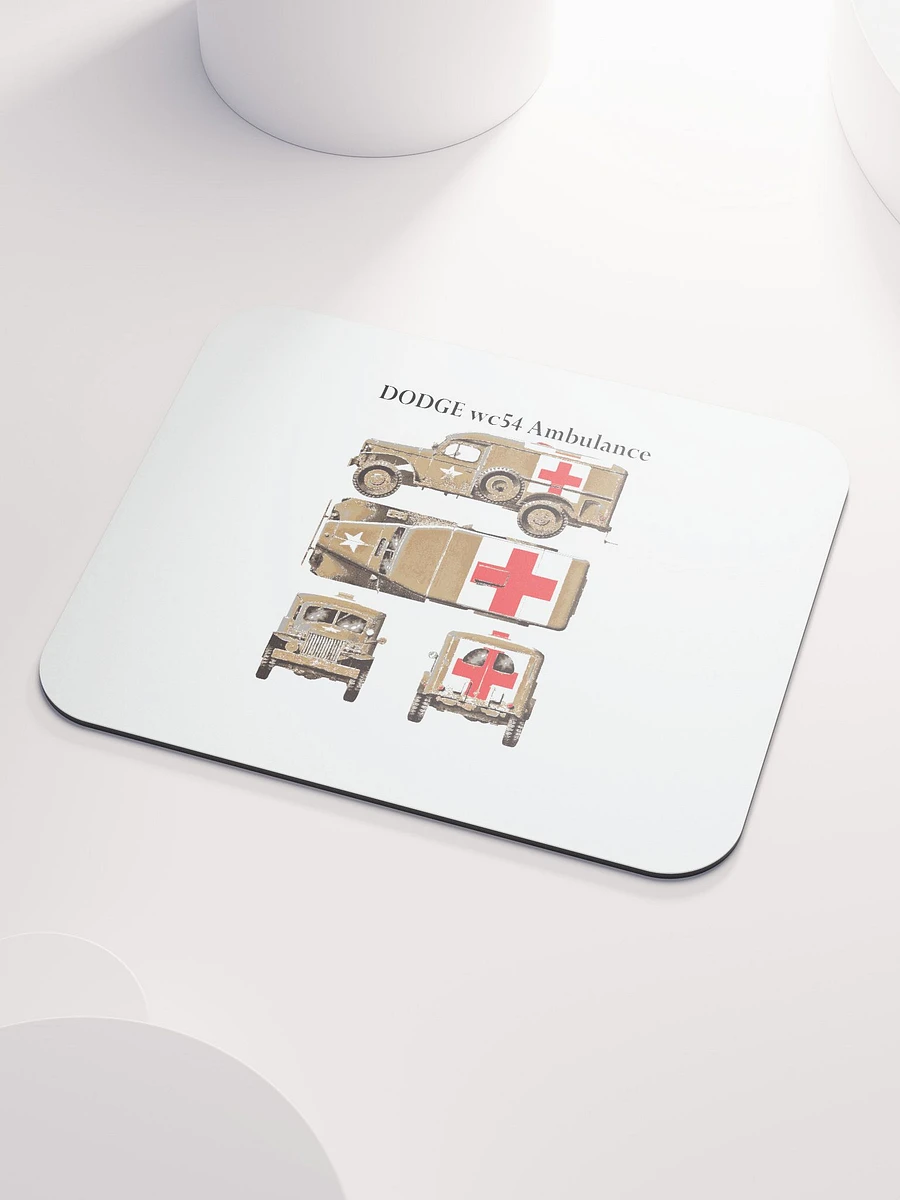 Vintage Military Ambulance Mouse Pad product image (3)