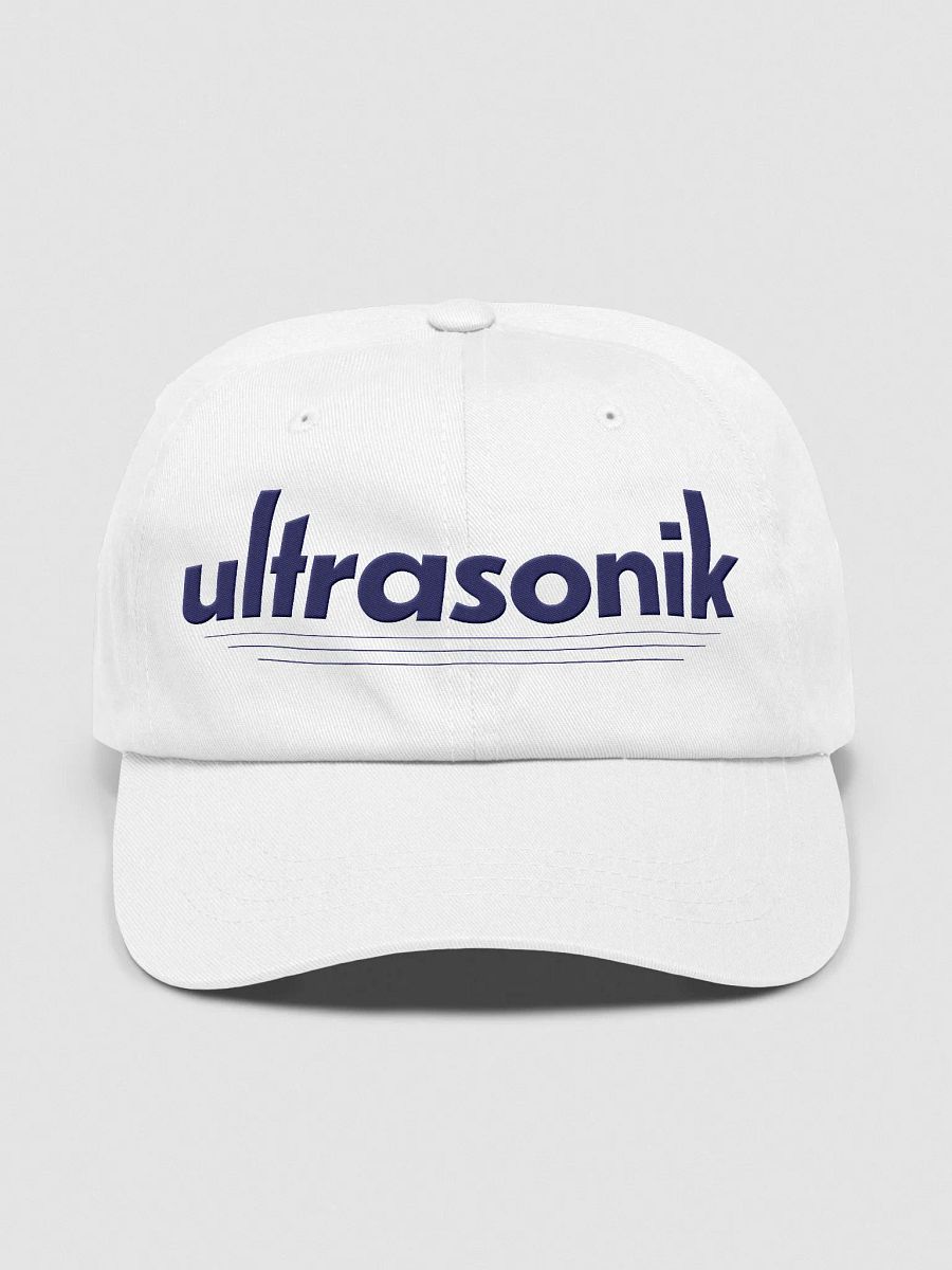 ultrasonik Logo Hat with Adjustable Strap (White) product image (1)