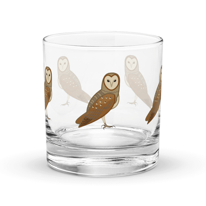 Owl Love You Forever Rocks Glass 1 product image (1)