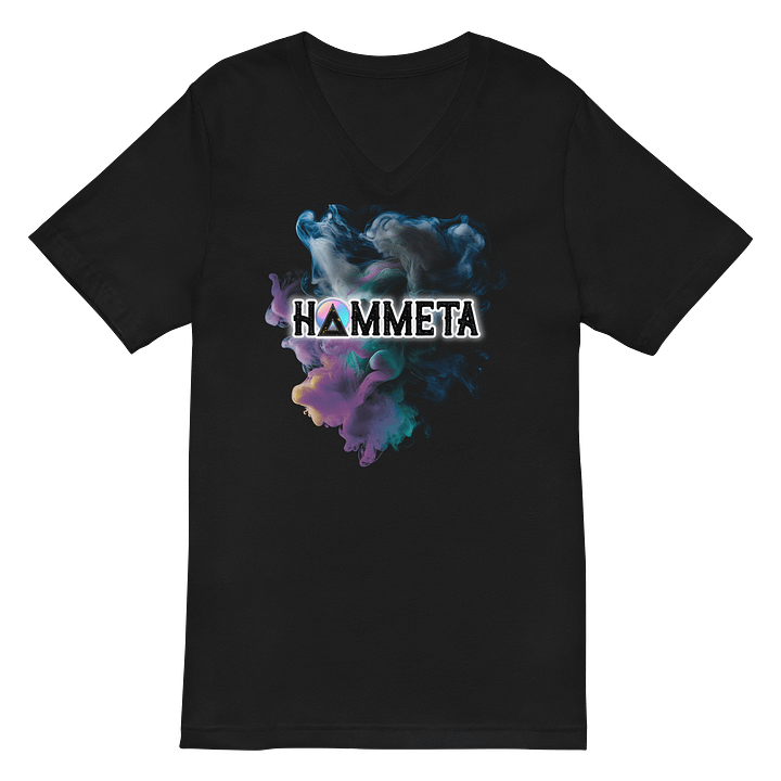 Hammeta Logo Smokey V-Neck T-Shirt product image (2)