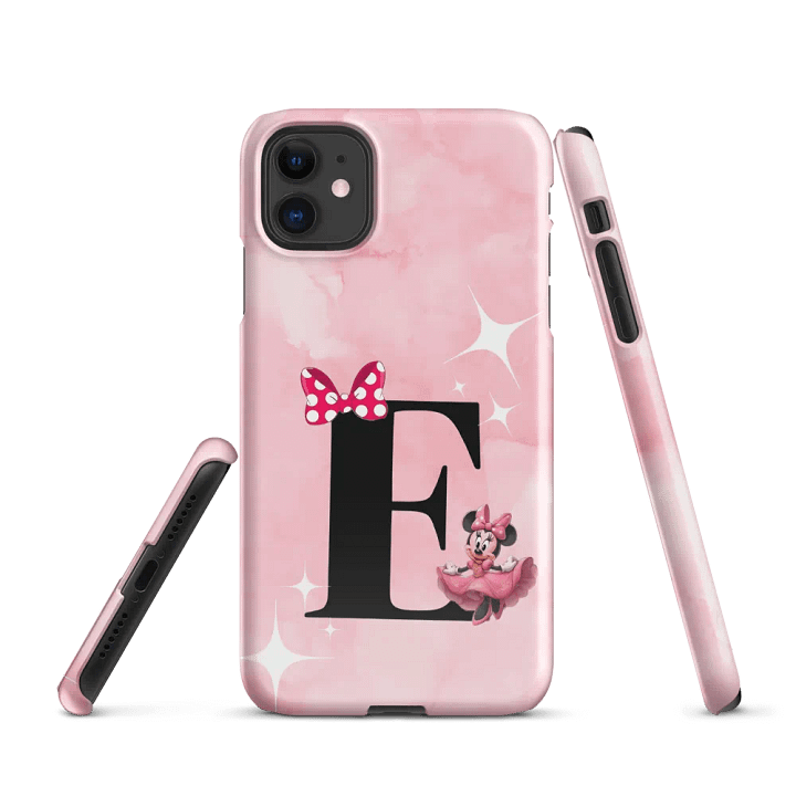 Minnie Mouse "E" Snap Case for iPhone® product image (1)