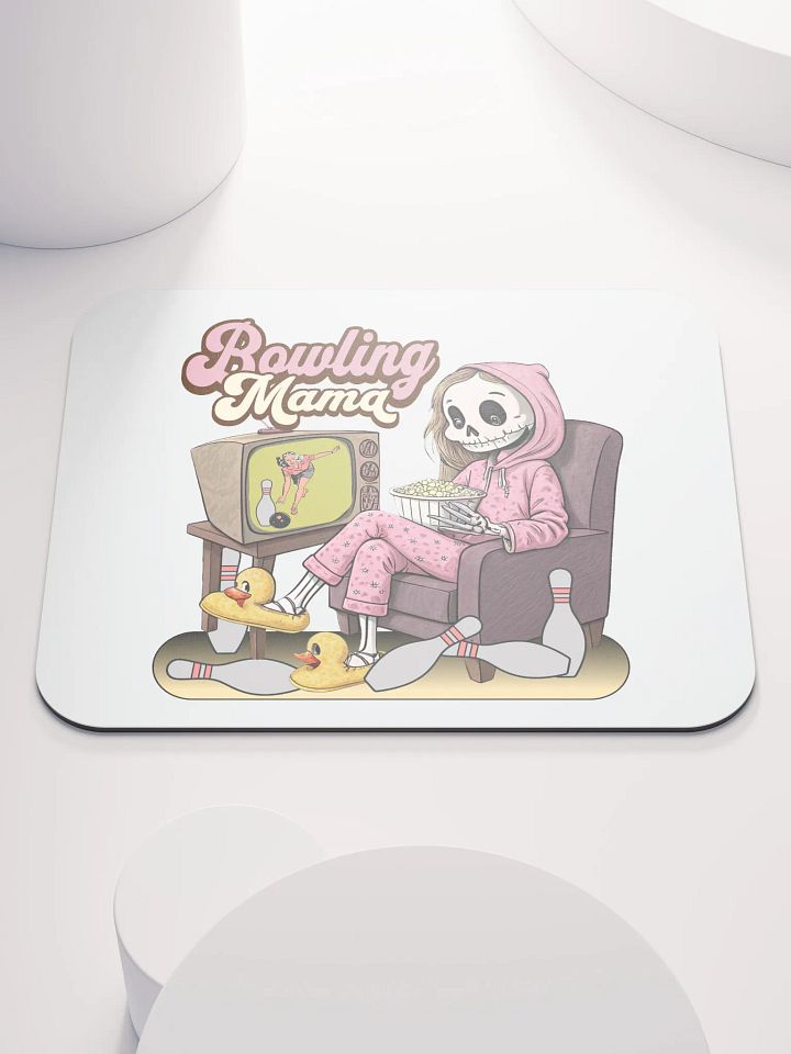TV Bowling Mama Skeleton Mouse Pad product image (2)