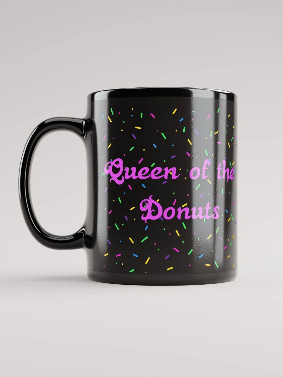 Queen of the Donuts Black Mug product image (6)